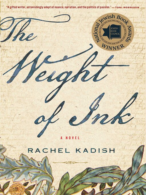 Title details for The Weight of Ink by Rachel Kadish - Wait list